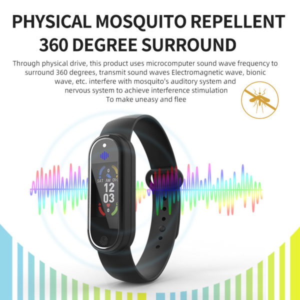 Mosquito Repellent Ultrasonic Wristband Watch - Image 4