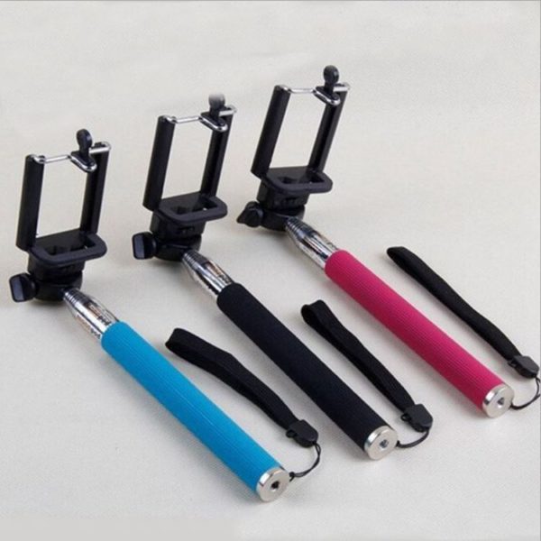 Stainless Steel Bluetooth 7-Section Black Selfie Stick - Image 5