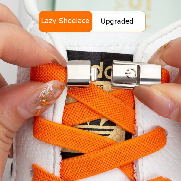 8MM Widened Flat Press Lock Shoelaces