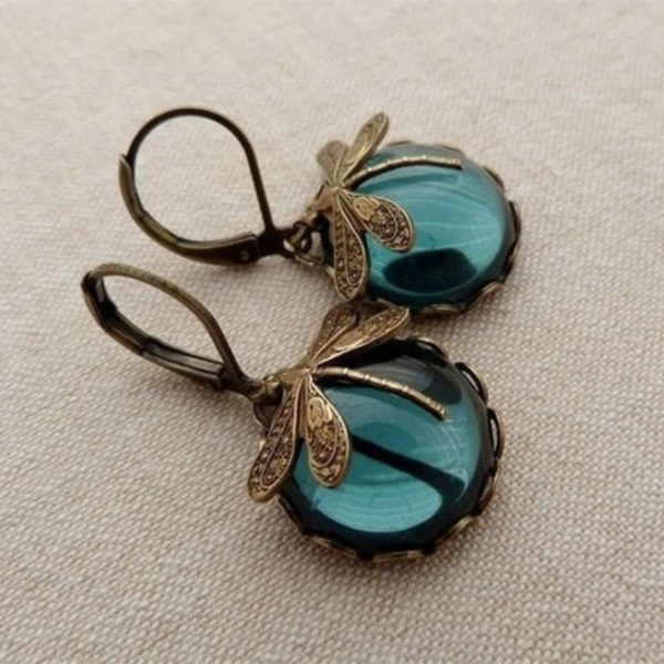 Hanging Vintage Pendant Earrings