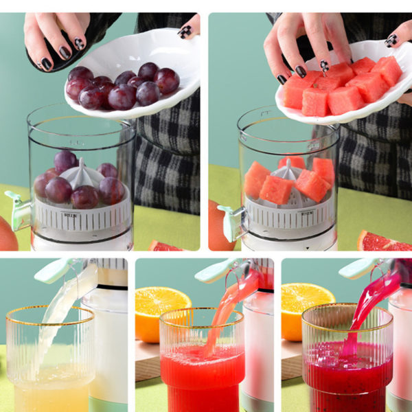 USB Portable  Rechargeable Electric Juicer Mixer Extractor - Image 3