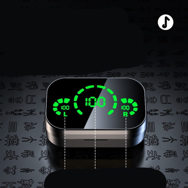 YD03 Wireless Bluetooth Headset TWS Large Screen Smart Digital Display - Image 7