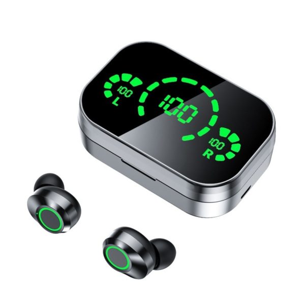 YD03 Wireless Bluetooth Headset TWS Large Screen Smart Digital Display - Image 5