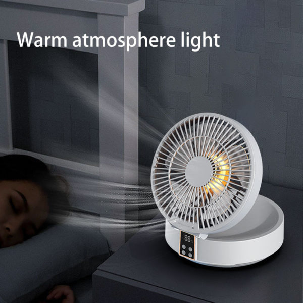 Remote Control Portable Rechargeable Usb Electric Folding Fan - Image 6