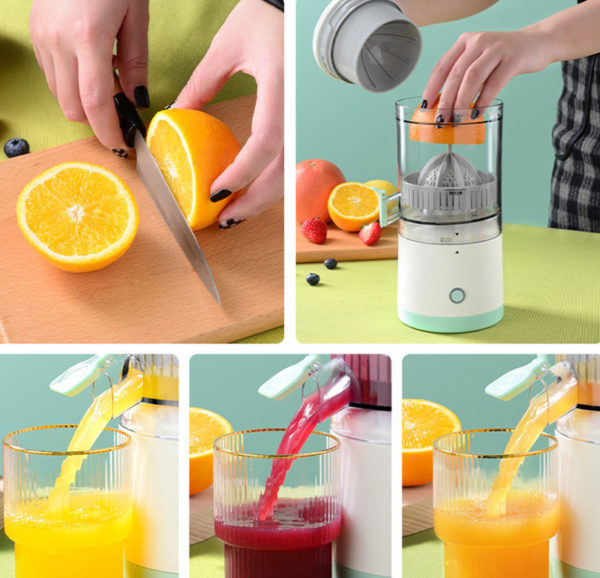 USB Portable  Rechargeable Electric Juicer Mixer Extractor - Image 4