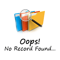 Oops!! Record not found